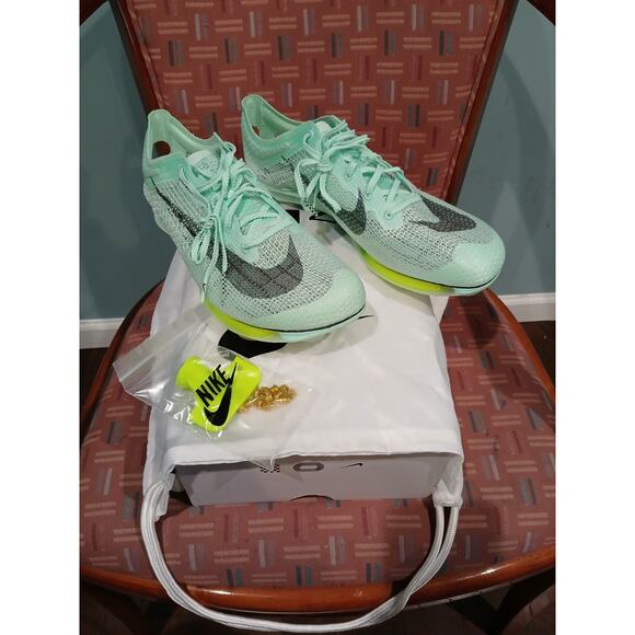New Men's 11.5 Nike Air Zoom Victory Mint Track Spikes Cleats (DR9908-300) - Picture 3 of 10